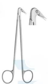 Ножиці судинні Хегеман-Дітріх, зігнуті під кутом 45⁰, 160 мм, гострокінцеві RAJ IMPEX 04-278